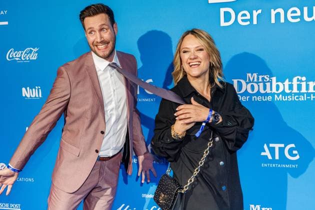 06 11 2025 Düsseldorf The musical hit Mrs Doubtfire celebrates its German premiere in its new German production of the English blockbuster Fir
