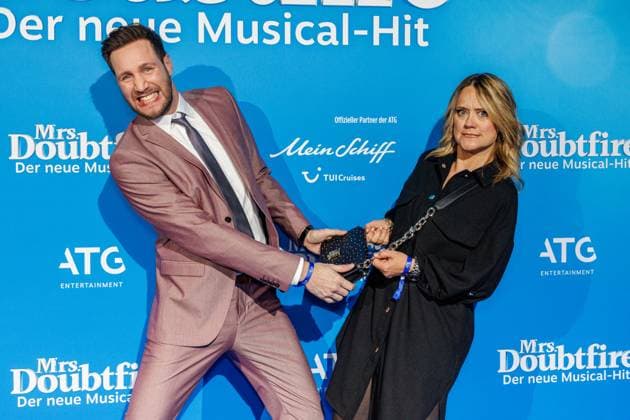 06 11 2025 Düsseldorf The musical hit Mrs Doubtfire celebrates its German premiere in its new German production of the English blockbuster Fir