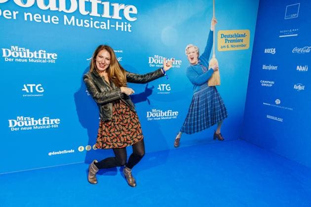 06 11 2025 Düsseldorf The musical hit Mrs Doubtfire celebrates its German premiere in its new German production of the English blockbuster First performed on Broadway in N