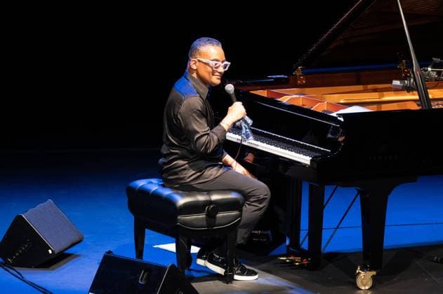 November 6, 2025, Madrid, Spain: Cuban jazz pianist Gonzalo Rubalcaba performs during the JAZZMADRID concert at the Fernanda Gomez Theatre in Madrid. Madrid Spain - ZUMAs197 20251106_aaa_s197_090 Copyright: xAtilanoxGarciax
