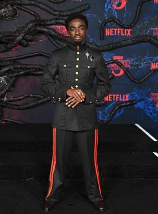˜Stranger Things 5™ World Premiere Caleb McLaughlin arriving to Stranger Things 5™ world premiere held at the TCL Chinese Theatre on November 6, 2025 in Hollywood, Ca. Hollywood TCL Chinese Theatre California USA Copyright: xLisaxOConnor xAFF-USA.COMx