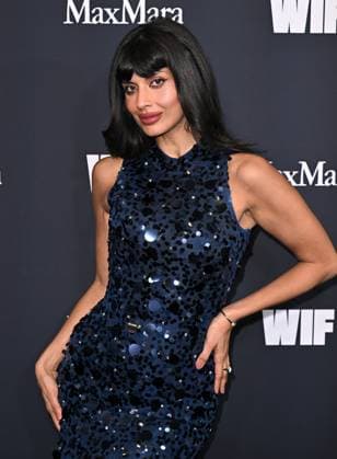 2025 WIF Honors Jameela Jamil arriving to the 2025 WIF Honors held at the Beverly Hilton Hotel on November 6, 2025 in Beverly Hills, Ca. Beverly Hills Beverly Hilton Hotel California USA Copyright: xStarbuck AFF-USA.COMx