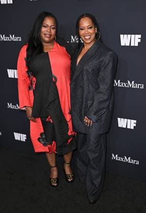 2025 WIF Honors Regina King and Reina King arriving to the 2025 WIF Honors held at the Beverly Hilton Hotel on November 6, 2025 in Beverly Hills, Ca. Beverly Hills Beverly Hilton Hotel California USA Copyright: xStarbuck AFF-USA.COMx