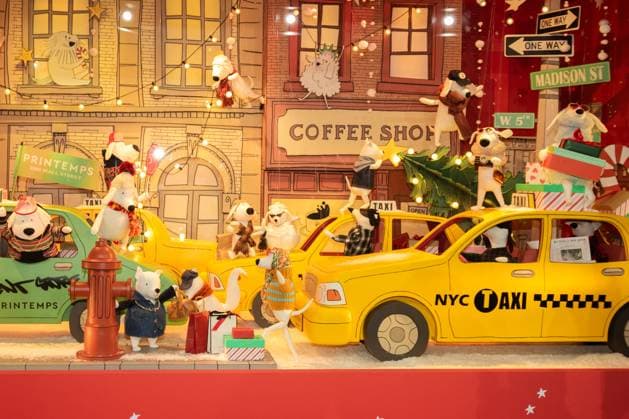 Inauguration des Vitrines animus et des illuminations de Noel 2024 du Printemps Launch of the Christmas windows animations and lights at Le Printemps Diane Kruger 450435 2000 01 01 Paris France  Copyright: xSebastienxFremontx xStarfacex STAR_450435_003