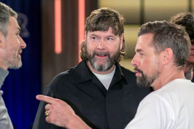 Micky Beisenherz, Rea Garvey and Klaas Heufer Umlauf at the recording of the WDR talk show Kölner Treff in the WDR Studio BS 3 Cologne, 06 11 2025 Foto:xW.xRanderathx xFuturexImagex koelner_treff0611_5122