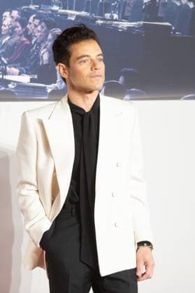 London, England, United Kingdom: Nuremberg film premiere in Leicester Square, London. Pictured: Rami Malek London United Kingdom  - ZUMAp169 20251106_zea_p169_1041 Copyright: xCRISTINAxMASSEIx