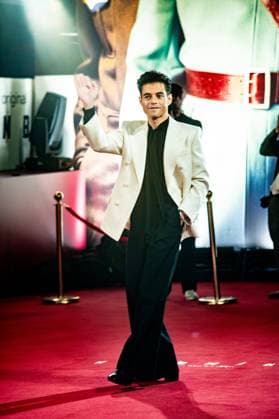 London, England, United Kingdom: Nuremberg film premiere in Leicester Square, London. Pictured: Rami Malek London United Kingdom  - ZUMAp169 20251106_zea_p169_1042 Copyright: xCRISTINAxMASSEIx