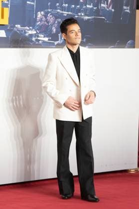 London, England, United Kingdom: Nuremberg film premiere in Leicester Square, London. Pictured: Rami Malek London United Kingdom  - ZUMAp169 20251106_zea_p169_1043 Copyright: xCRISTINAxMASSEIx