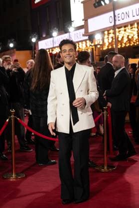 London, England, United Kingdom: Nuremberg film premiere in Leicester Square, London. Pictured: Rami Malek London United Kingdom  - ZUMAp169 20251106_zea_p169_1054 Copyright: xCRISTINAxMASSEIx