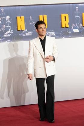 London, England, United Kingdom: Nuremberg film premiere in Leicester Square, London. Pictured: Rami Malek London United Kingdom  - ZUMAp169 20251106_zea_p169_1062 Copyright: xCRISTINAxMASSEIx