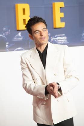London, England, United Kingdom: Nuremberg film premiere in Leicester Square, London. Pictured: Rami Malek London United Kingdom  - ZUMAp169 20251106_zea_p169_1065 Copyright: xCRISTINAxMASSEIx