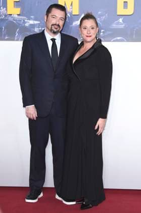 James Vanderbilt and Amber Freeman at the premiere of the feature film Nuremberg Nuremberg at the Odeon Luxe Leisester Square London, 06 11 2025 Foto:xS.xVasx xFuturexImagex nuremberg_5843