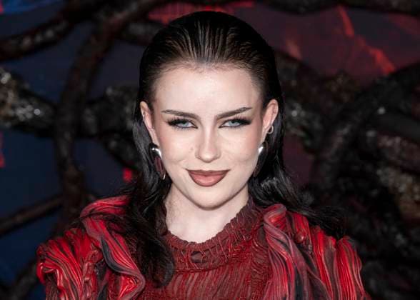 November 6, 2025, West Hollywood, California, USA: EMMA NORTON attends the Los Angeles red carpet premiere of Netflix s Stranger Things Season 5. West Hollywood USA - ZUMAb173 20251106_aap_b173_019 Copyright: xBillyxBennightx
