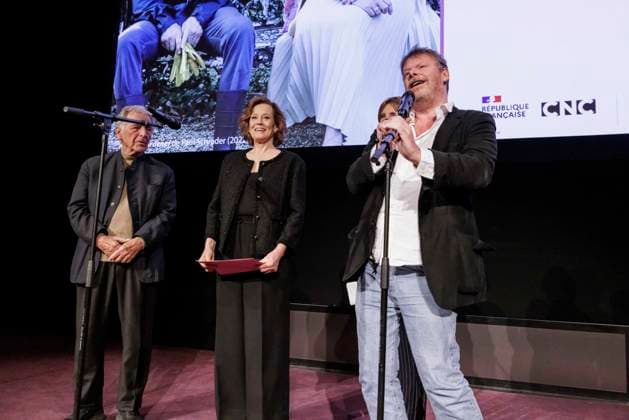 Ouverture de la rÃ trospective Sigourney Weaver Costa-Gavras, Sigourney Weaver, FrÃ dÃ ric Bonnaud - Ouverture de la rÃ trospective Sigourney Weaver Ã la CinÃ matheque francaise, Paris, France, le 06 11 2025.  Copyright: xThierryxStefanopoulosx