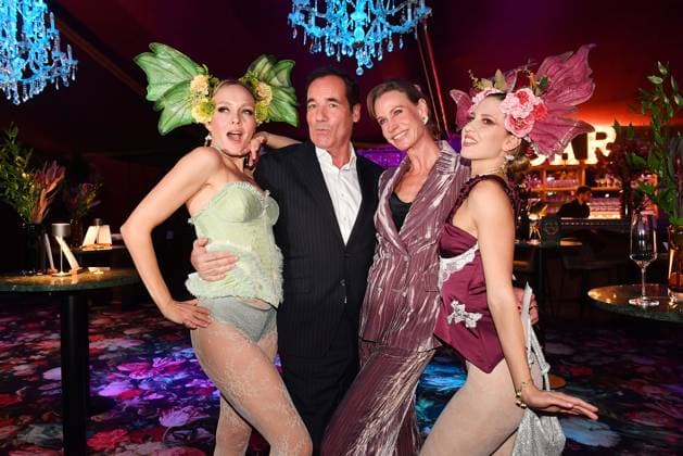 Thomas Ohrner and Anne Arnoldt at the Teatro Secret Garden premiere on 6 11 2025 at the Spiegelpalast in Munich Teatro Dinnershow Secret Garden Gala Premiere 2025 in Munich