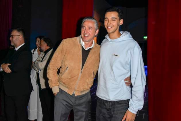 abb MtsDoubtfire San Diego with father Franjo Pooth son as guest at the party for the premiere Mrs Doubtfire The New Musical Hit at Capitol Theater on 06 11 2025 in Duesseldorf NRW Germany
