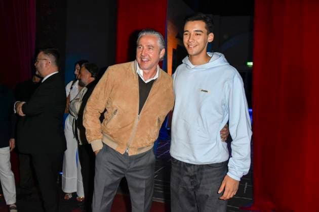 abb MtsDoubtfire San Diego with father Franjo Pooth son as guest at the party for the premiere Mrs Doubtfire The New Musical Hit at Capitol Theater on 06 11 2025 in Duesseldorf NRW Germany
