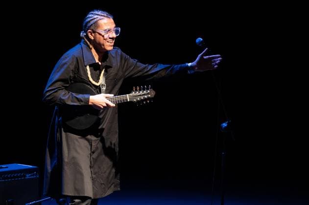 JAZZMADRID concert the JAZZMADRID concert at the Fernanda Gomez Theatre in Madrid, November 6, 2025, Spain. Featuring: Brazilian jazz mandolinist Hamilton de Holanda performs during the JAZZMADRID concert at the Fernanda Gomez Theatre in Madrid, November 6, 2025, Spain. Where: Madrid, Spain When: 06 Nov 2025 Credit: Oscar Gonzalez WENN Madrid Spain Copyright: xOscarxGonzalez WENNx wenn40768427 OFA ZOJx wenn40768427