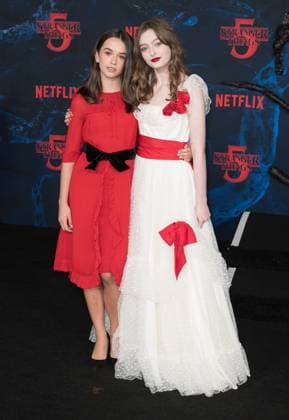 Stranger Things 5 Premiere - Los Angeles, USA LOS ANGELES, USA. November 06, 2025: Eden Stephens & Olive Abercrombie at the premiere for Netflix s Stranger Things 5 at the TCL Chinese Theatre. Los Angeles CA USA  Copyright: xPaulxSmith Featureflashx