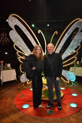 Günther Sigl with his wife Premiere Teatro Secret Garden Spiegelpalast Munich Riem Munich 06 November 2025