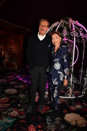 Monika Peitsch with husband Premiere Teatro Secret Garden Spiegelpalast Munich Riem Munich 06 November 2025