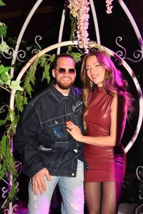 Joelina Drew with boyfriend Premiere Teatro Secret Garden Spiegelpalast Munich Riem Munich 06 November 2025