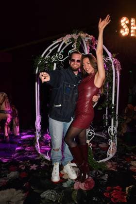 Joelina Drew with boyfriend Premiere Teatro Secret Garden Spiegelpalast Munich Riem Munich 06 November 2025