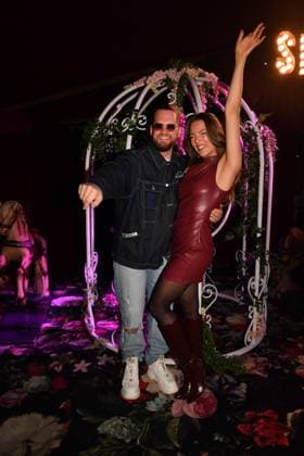 Joelina Drew with boyfriend Premiere Teatro Secret Garden Spiegelpalast Munich Riem Munich 06 November 2025