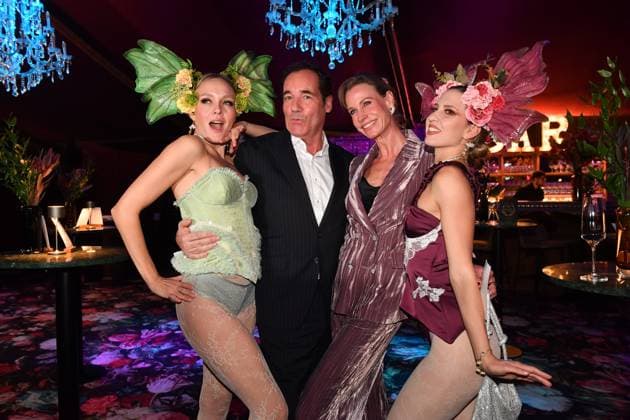 Thomas Ohren with girlfriend Premiere Teatro Secret Garden Spiegelpalast Munich Riem Munich 06 November 2025