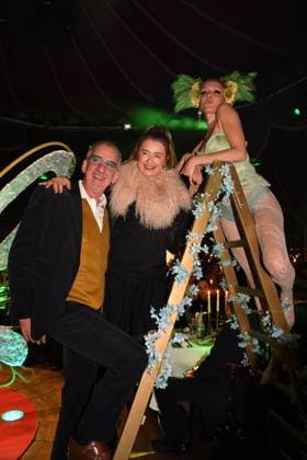 Heio von Statten with wife Premiere Teatro Secret Garden Spiegelpalast Munich Riem Munich 06 November 2025