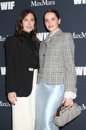 November 7, 2025, Beverly Hills, Ca, USA: LOS ANGELES - NOV 6: Danya Jimenez, Felicity Jones at the 2025 Women in Film Honors at the Beverly Hilton Hotel on November 6, 2025 in Beverly Hills, CA Beverly Hills USA - ZUMAb170 20251107_aap_b170_161 Copyright: xKayxBlakex