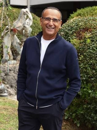 Rome, Italy: Rome, Rai headquarters formerly in Teulada, photocall for the TV show Sanremo Giovani. Pictured: Carlo Conti Rome Italy  - ZUMAp169 20251107_zea_p169_225 Copyright: xMarcoxProvvisionatox