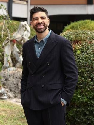 Rome, Italy: Rome, Rai headquarters formerly in Teulada, photocall for the TV show Sanremo Giovani. Pictured: Gianluca Gazzoli Rome Italy  - ZUMAp169 20251107_zea_p169_233 Copyright: xMarcoxProvvisionatox