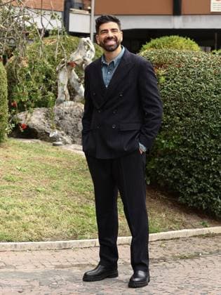 Rome, Italy: Rome, Rai headquarters formerly in Teulada, photocall for the TV show Sanremo Giovani. Pictured: Gianluca Gazzoli Rome Italy  - ZUMAp169 20251107_zea_p169_235 Copyright: xMarcoxProvvisionatox
