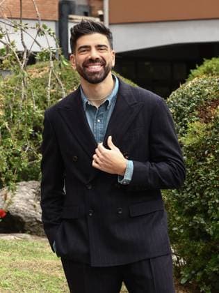 Rome, Italy: Rome, Rai headquarters formerly in Teulada, photocall for the TV show Sanremo Giovani. Pictured: Gianluca Gazzoli Rome Italy  - ZUMAp169 20251107_zea_p169_236 Copyright: xMarcoxProvvisionatox