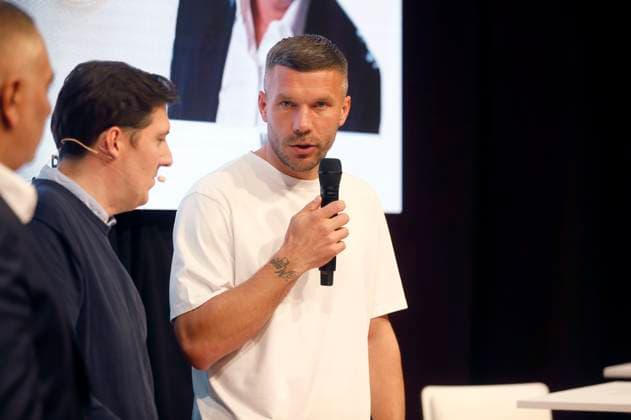 Lukas Podolski at Franchise Expo Germany 2025 at Messe Frankfurt Frankfurt am Main, 06 11 2025 Foto:xAgenturxWehnertx xGränzdörferx xFuturexImagex podolski_5103