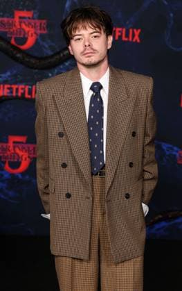 Los Angeles Premiere Of Netflix s Stranger Things Season 5 HOLLYWOOD, LOS ANGELES, CALIFORNIA, USA - NOVEMBER 06: Charlie Heaton arrives at the Los Angeles Premiere Of Netflix s Stranger Things Season 5 held at the TCL Chinese Theatre IMAX on November 6, 2025 in Hollywood, Los Angeles, California, United States., Credit:Xavier Collin Avalon United States, California, Hollywood, TCL Chinese Theatre IMAX Copyright: xXavierxCollinx xAvalonx 1050956968