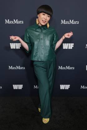 Women in Film - WIF Honors 2025 Atsudo Okatsuka, wearing Max Mara, attends the 2025 WIF Honors Presented By Max Mara at the Beverly Hilton on November 06, 2025 in Los Angeles, California. Beverly Hills The Beverly Hilton CA USA Copyright: xCraSH imageSPACEx