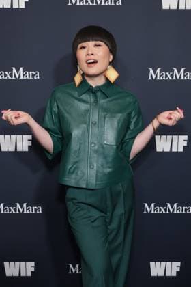 Women in Film - WIF Honors 2025 Atsudo Okatsuka, wearing Max Mara, attends the 2025 WIF Honors Presented By Max Mara at the Beverly Hilton on November 06, 2025 in Los Angeles, California. Beverly Hills The Beverly Hilton CA USA Copyright: xCraSH imageSPACEx