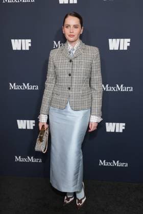 Women in Film - WIF Honors 2025 Felicity Jones attends the 2025 WIF Honors Presented By Max Mara at the Beverly Hilton on November 06, 2025 in Los Angeles, California. Beverly Hills The Beverly Hilton CA USA Copyright: xCraSH imageSPACEx