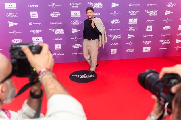 Photocall of Los40 Music Awards Santander 2025 in Valencia Singer Pablo Alborán during the photocall prior to the Los40 Music Awards Santander 2025, at the Roig Arena, on November 7, 2025, in Valencia, Comunidad Valenciana Spain This edition marks the 20th anniversary of the awards, considered one of the most important music events in Spain and internationally 07 NOVEMBER 2025 MUSIC FAMOUS SINGERS LOS 40 POSED PHOTOCALL Valencia Comunidad Valenciana Valencia Comunidad Valenciana Spain  Copyright: xJorgexGilx 7084445