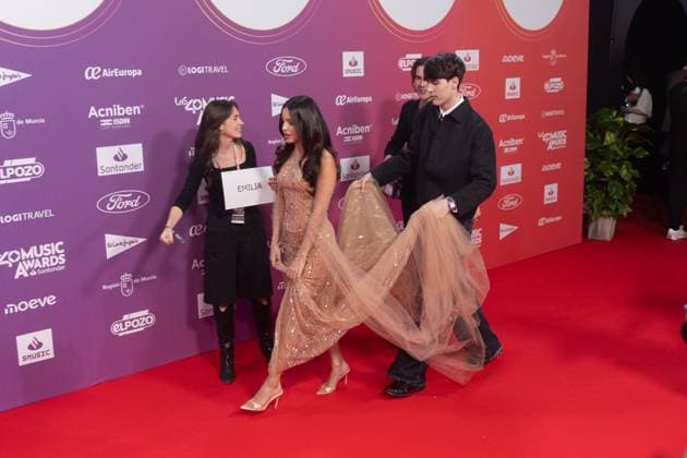 Photocall of Los40 Music Awards Santander 2025 in Valencia Singer Emilia during the photocall prior to the Los40 Music Awards Santander 2025, at the Roig Arena, on November 7, 2025, in Valencia, Comunidad Valenciana Spain This edition marks the 20th anniversary of the awards, considered one of the most important music events in Spain and internationally 07 NOVEMBER 2025 MUSIC FAMOUS SINGERS LOS 40 POSED PHOTOCALL Valencia Comunidad Valenciana Valencia Comunidad Valenciana Spain  Copyright: xJorgexGilx 7084679