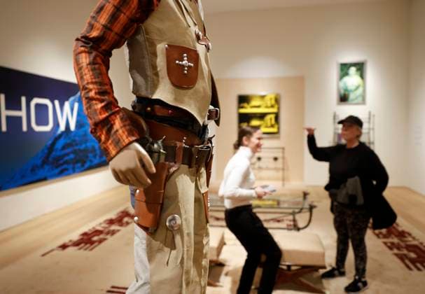 Untitled (Cowboy) by Richard Prince is on display as part of Fall 20 21 Marquee Week at Christie s New York on Friday, November 7, 2025 in New York City.  NYP20251107175 JOHNxANGELILLO
