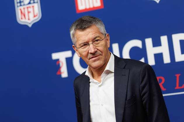 Reception BILD NFL TOUCHDOWN BERLIN Herbert Hainer at the BILD TOUCHDOWN BERLIN National Football League reception, on the occasion of the first regular season game of the NFL teams Indianapolis Colts vs Atlanta Falcons on 07 11 2025 at the Axel Springer Hochhaus in Berlin Copyright: xEventpressxKochanx