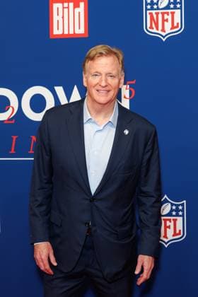 Reception BILD NFL TOUCHDOWN BERLIN Roger Goodell at the BILD TOUCHDOWN BERLIN National Football League reception, on the occasion of the first regular season game of the NFL teams Indianapolis Colts vs Atlanta Falcons on 07 11 2025 at the Axel Springer Hochhaus in Berlin Copyright: xEventpressxKochanx