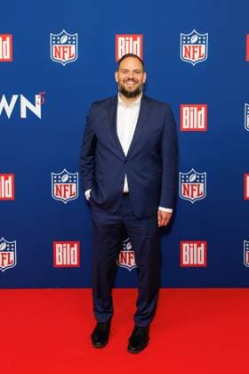 Reception BILD NFL TOUCHDOWN BERLIN Pierre Trochet at the BILD TOUCHDOWN BERLIN National Football League reception, on the occasion of the first regular season game of the NFL teams Indianapolis Colts vs Atlanta Falcons on 07 11 2025 at the Axel Springer Hochhaus in Berlin Copyright: xEventpressxKochanx