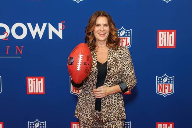 Reception BILD NFL TOUCHDOWN BERLIN Katarina Witt at the BILD TOUCHDOWN BERLIN National Football League reception, on the occasion of the first regular season game of the NFL teams Indianapolis Colts vs Atlanta Falcons on 07 11 2025 at the Axel Springer Hochhaus in Berlin Copyright: xEventpressxKochanx
