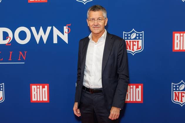 Reception BILD NFL TOUCHDOWN BERLIN Herbert Hainer at the BILD TOUCHDOWN BERLIN National Football League reception, on the occasion of the first regular season game of the NFL teams Indianapolis Colts vs Atlanta Falcons on 07 11 2025 at the Axel Springer Hochhaus in Berlin Copyright: xEventpressxKochanx