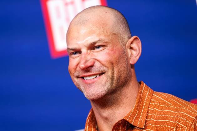 Reception BILD NFL TOUCHDOWN BERLIN Joe Thomas at the BILD TOUCHDOWN BERLIN National Football League reception, on the occasion of the first regular season game of the NFL teams Indianapolis Colts vs Atlanta Falcons on 07 11 2025 at the Axel Springer Hochhaus in Berlin Copyright: xEventpressxKochanx