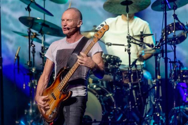Sting performs on stage at the Hard Rock Live in the Seminole Hotel and Casino Hollywood, in Hollywood, Florida on Friday, November 7, 2025.  MIA20251107105 GARYxIxROTHSTEIN